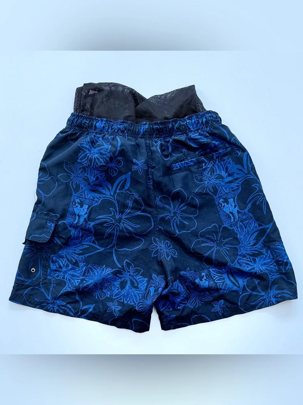 Vtg Mens Big Dogs Size Medium Swim Trunks